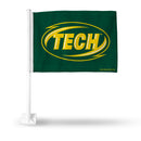 NCAA Arkansas Tech Wonder Boys Double Sided Car Flag -  16" x 19" - Strong Pole that Hooks Onto Car/Truck/Automobile By Rico Industries