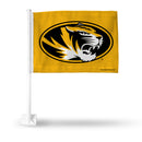 Missouri Tigers Gold Car Flag