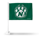 NCAA Northwest Missouri State Bearcats Double Sided Car Flag -  16" x 19" - Strong Pole that Hooks Onto Car/Truck/Automobile By Rico Industries