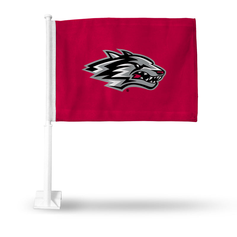 New Mexico Lobos Primary Logo Car Flag