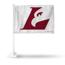 NCAA Wisconsin-La Crosse Eagles Double Sided Car Flag -  16" x 19" - Strong Pole that Hooks Onto Car/Truck/Automobile By Rico Industries