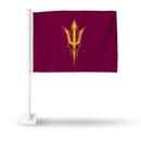 Arizona State Sun Devils Car Flag (White Pole)