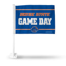 Boise State Game Day Car Flag On White Pole