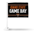 Idaho State University Game Day Car Flag On White Pole