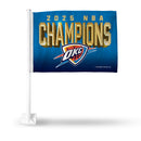 OKC Thunder 2025 NBA Champions Car Flag