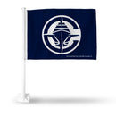 Los Angeles Clippers Primary Logo Car Flag (White Pole)
