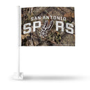Spurs / Mossy Oak Camo Break-Up Car Flag