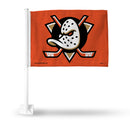Anaheim Ducks Primary Logo Car Flag (White Pole)