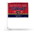 Florida Panthers 2025 Stanley Cup Champions Car Flag