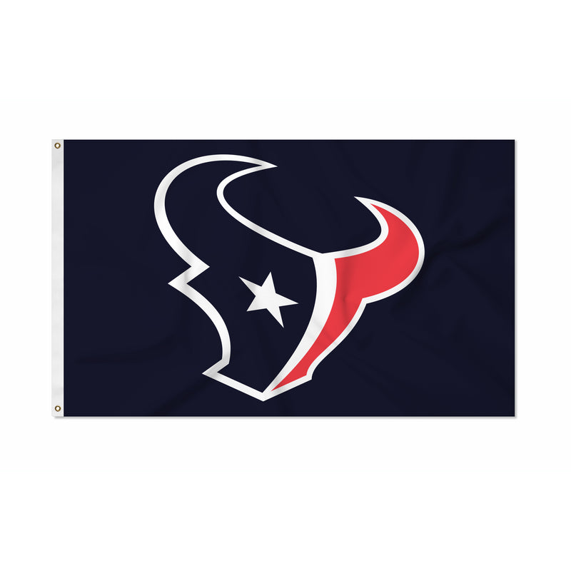 Houston Texans Primary Logo 3' x 5' Banner Flag