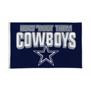Cowboys Team Slogan Banner Flag - How 'Bout Them Cowboys