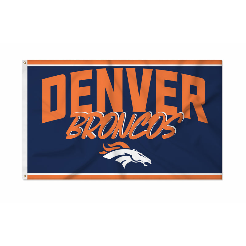 Broncos Script Banner Flag