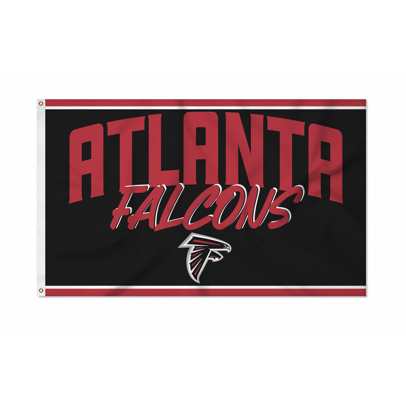 Falcons Script Banner Flag