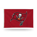 NFL Tampa Bay Buccaneers 3' x 5' Banner Flag - Single Sided - Indoor or Outdoor - Home Décor By Rico Industries