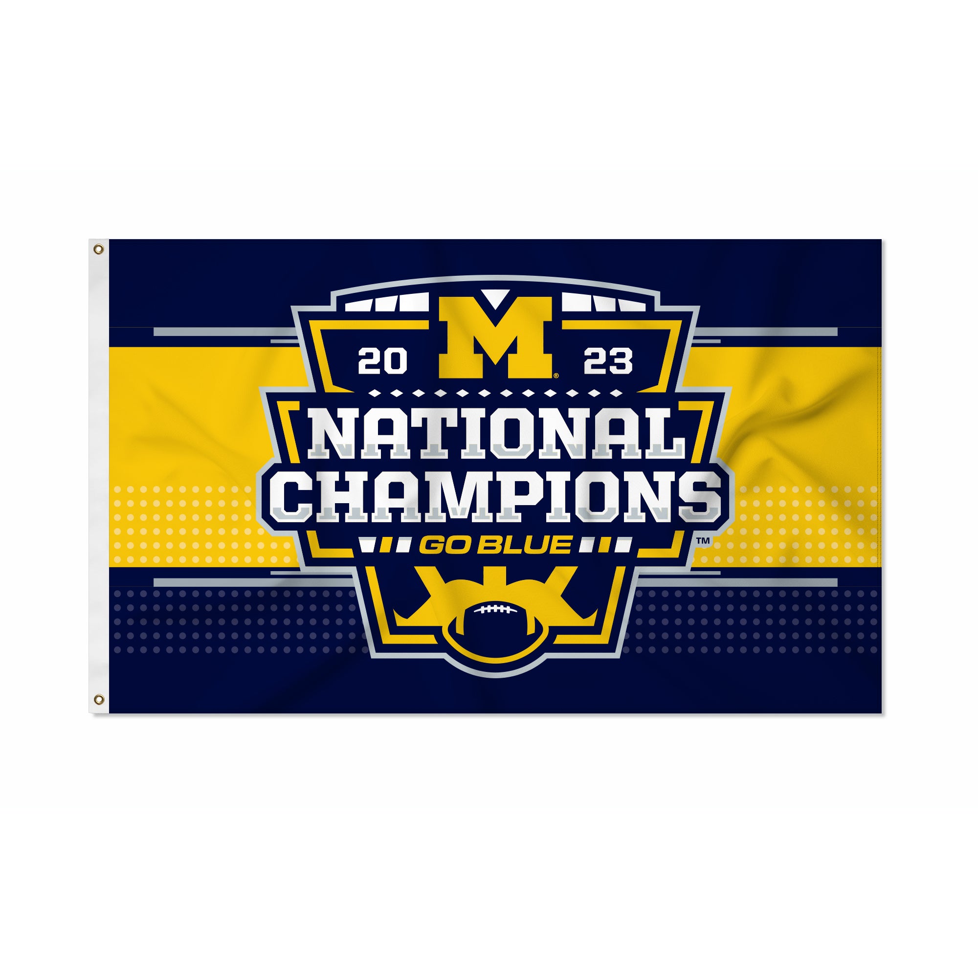 Michigan Wolverines 2023-24 CFP National Champions 3X5 Banner Flag (Do