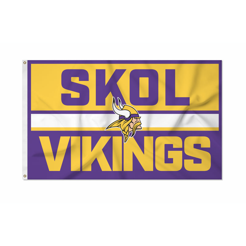 Vikings Bold Banner Flag