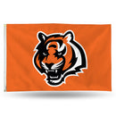 NFL Cincinnati Bengals 3' x 5' Classic Banner Flag - Single Sided - Indoor or Outdoor - Home Décor By Rico Industries
