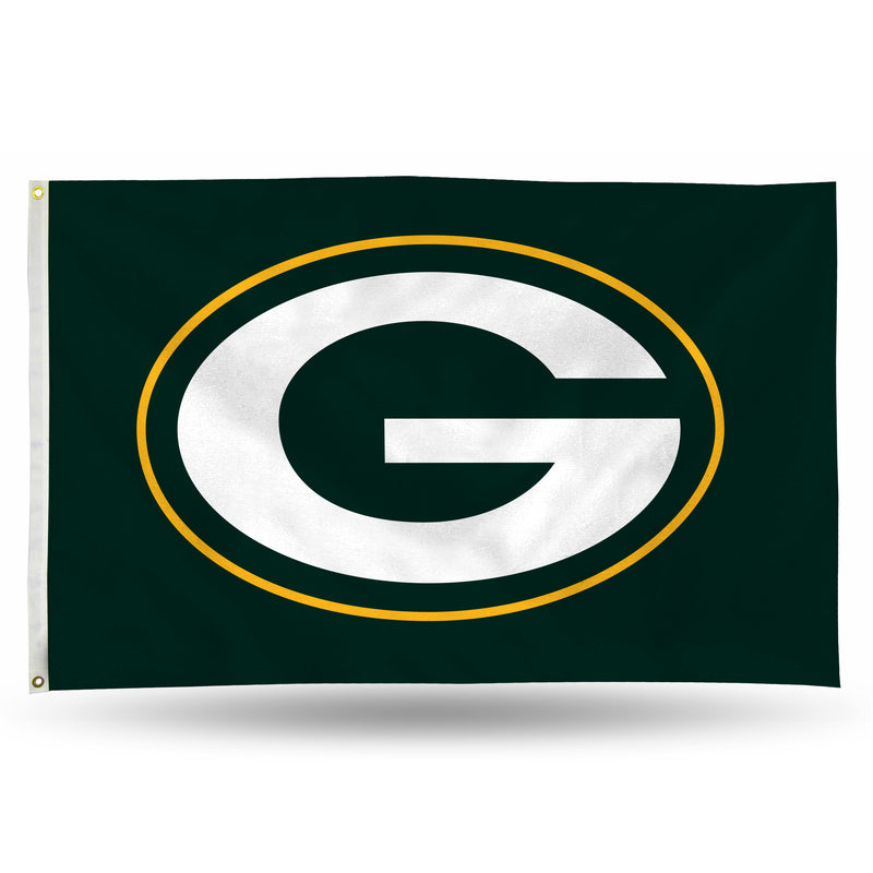 NFL Green Bay Packers 3' x 5' Classic Banner Flag - Single Sided - Indoor or Outdoor - Home Décor By Rico Industries