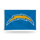 NFL Los Angeles Chargers 3' x 5' Classic Banner Flag - Single Sided - Indoor or Outdoor - Home Décor By Rico Industries