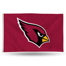 NFL Arizona Cardinals 3' x 5' Banner Flag - Single Sided - Indoor or Outdoor - Home Décor By Rico Industries