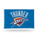 NBA Oklahoma City Thunder 3' x 5' Classic Banner Flag - Single Sided - Indoor or Outdoor - Home Décor By Rico Industries