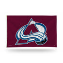 NHL Colorado Avalanche 3' x 5' Classic Banner Flag - Single Sided - Indoor or Outdoor - Home Décor By Rico Industries