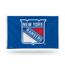 NHL New York Rangers 3' x 5' Classic Banner Flag - Single Sided - Indoor or Outdoor - Home Décor By Rico Industries