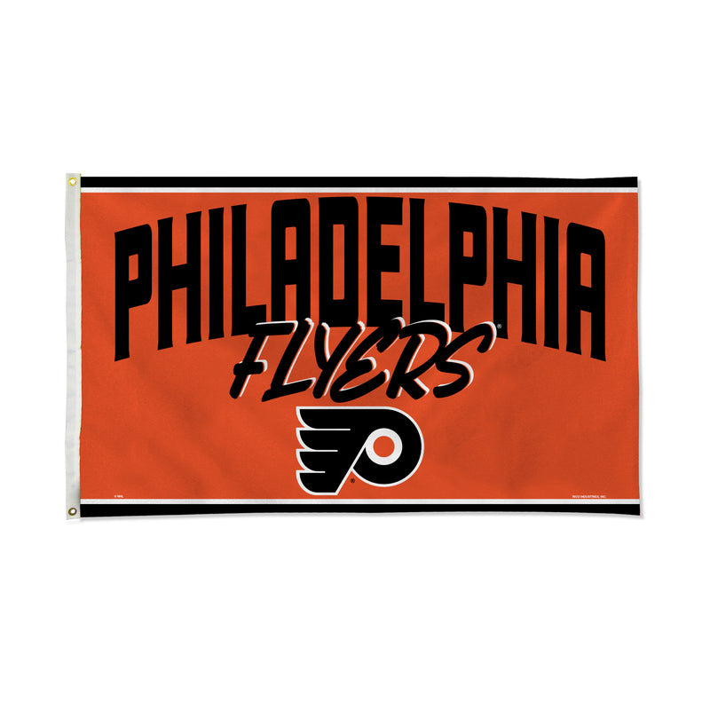 Flyers Script Banner Flag