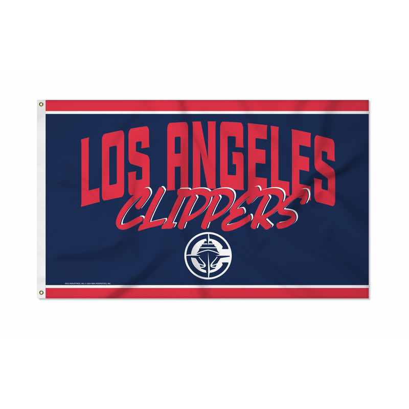 LA Clippers Script Banner Flag
