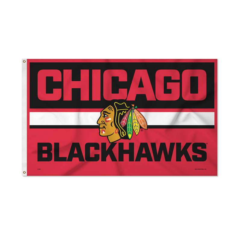 Blackhawks Bold Banner Flag
