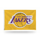 NBA Los Angeles Lakers 3' x 5' Classic Banner Flag - Single Sided - Indoor or Outdoor - Home Décor By Rico Industries