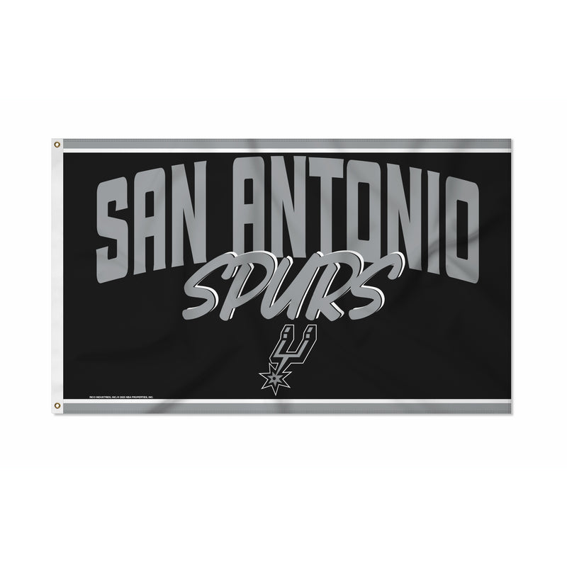 Spurs Script Banner Flag