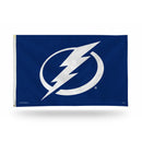 NHL Tampa Bay Lightning 3' x 5' Classic Banner Flag - Single Sided - Indoor or Outdoor - Home Décor By Rico Industries