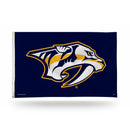 NHL Nashville Predators 3' x 5' Classic Banner Flag - Single Sided - Indoor or Outdoor - Home Décor By Rico Industries
