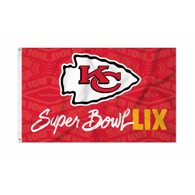 Kansas City Chiefs 2025 Super Bowl LIX NFC Bound 3X5 Banner Flag (Domestic)