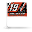 Chase Briscoe Number and Signature Design Car Flag - White Pole