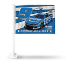 Chase Elliott Car Flag (White Pole) - Full Car