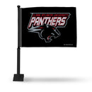 Clark Atlanta Panthers Car Flag - Black Pole