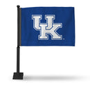 Kentucky Wildcats Car Flag (Black Pole)