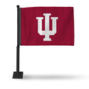 Indiana Hoosiers Car Flag (Black Pole)