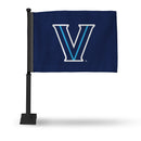 Villanova Wildcats Car Flag (Black Pole)