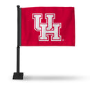 Houston Cougars Car Flag (Black Pole)