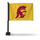 Southern California Trojans Car Flag (Black Pole)