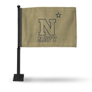 Naval Academy Midshipmen Car Flag (Black Pole)