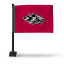 New Mexico Lobos Car Flag (Black Pole)