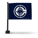 Los Angeles Clippers Primary Logo Car Flag (Black Pole)