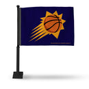 Phoenix Suns Car Flag - Black Pole