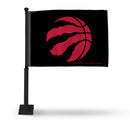 Toronto Raptors Car Flag - Black Pole