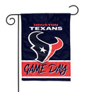 Texans Game Day 13x18 Inch Double Sided Garden Flag