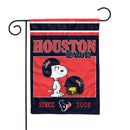 Houston Texans Peanuts Game Day 13x18 Inch Double Sided Garden Flag